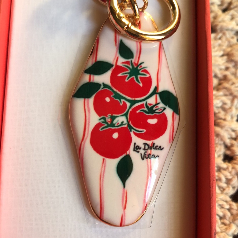 Piper K TOMATO Key Chain & Bag Charm - Picture 3 of 5